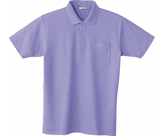 WHISEL（自重堂） 半袖ポロシャツ パープル 4L 24404 1枚（ご注文単位1枚）【直送品】