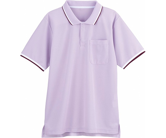 WHISEL（自重堂） 半袖ポロシャツ ラベンダー LL WH90318 1枚（ご注文単位1枚）【直送品】