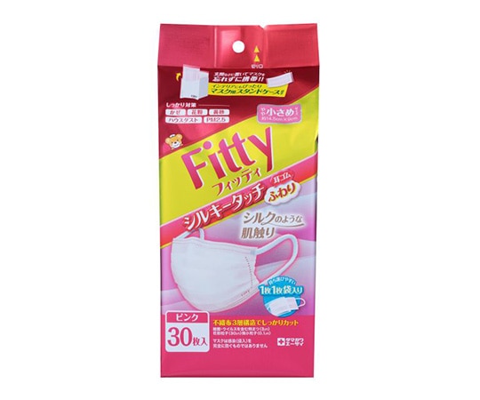 玉川衛材 フィッティ シルキータッチ 小さめピンク 30枚入 1個(ご注文単位1個)【直送品】