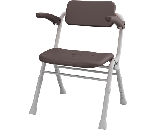 パナソニックエイジフリー シャワーチェア（Air）ワイドSPワンタッチ ブラウン PN-L41532BR 1台（ご注文単位1台）【直送品】