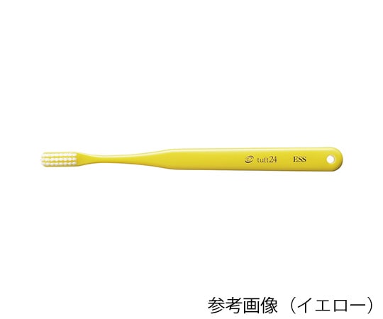 オーラルケア タフト24 ESS・キャップ付 イエロー 25本入 00020045 1箱（ご注文単位1箱）【直送品】