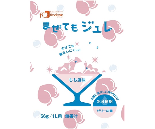 フードケア まぜてもジュレ もも風味小袋 96袋入 1箱※軽 (ご注文単位1箱）【直送品】