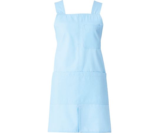 KAZEN エプロン（ショート丈） サックス 3L 914-71 3L 1枚（ご注文単位1枚）【直送品】