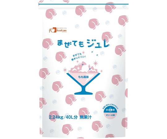 フードケア まぜてもジュレ もも風味大袋 4袋入 1箱※軽 (ご注文単位1箱）【直送品】