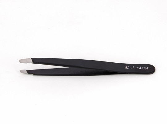 IDEAL-TEK ビューティーツイザー 毛抜き ブラック ID-SLANT.S.B 1本（ご注文単位1本）【直送品】