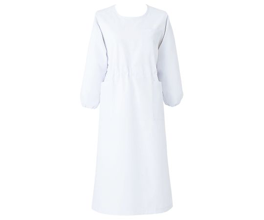 KAZEN 予防衣 七分袖 白 4L 140-30 4L 1枚（ご注文単位1枚）【直送品】