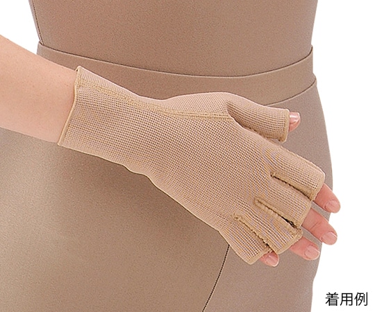ユコー 弾性スリーブ アックス ブラウン 圧迫圧2 XL LE5060-1-2 1個（ご注文単位1個）【直送品】