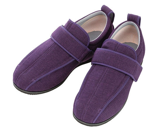 徳武産業 ケアフルⅢ 3E 片足 左のみ 紫 L 1304 1個（ご注文単位1個）【直送品】