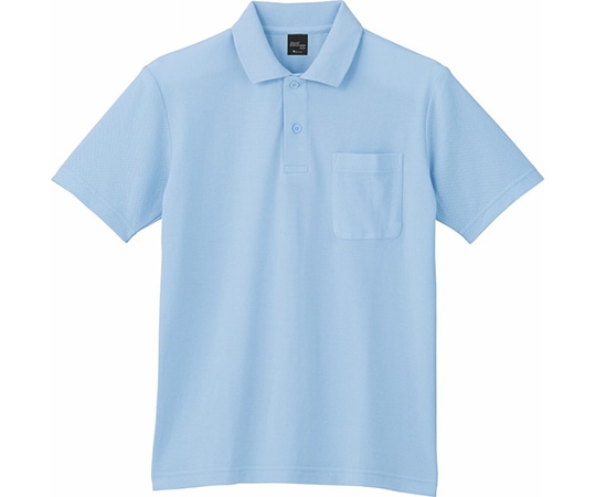 WHISEL(自重堂) 半袖ポロシャツ サックス S 85854 1枚(ご注文単位1枚)【直送品】