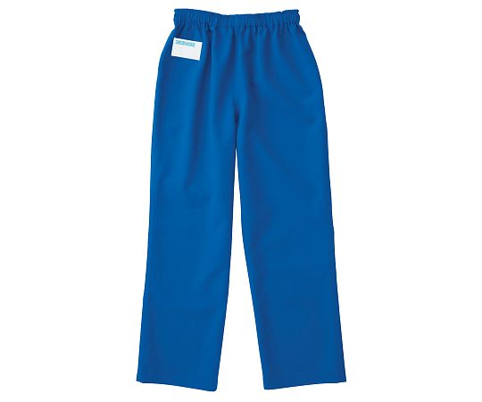 KAZEN 手術スラックス（男女兼用） ロイヤルブルー S 155-85 S 1枚（ご注文単位1枚）【直送品】