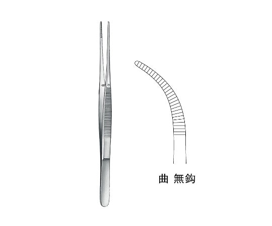 ジェイ・シー・ティ セムケン鑷子 JC01-1112 1個(ご注文単位1個)【直送品】