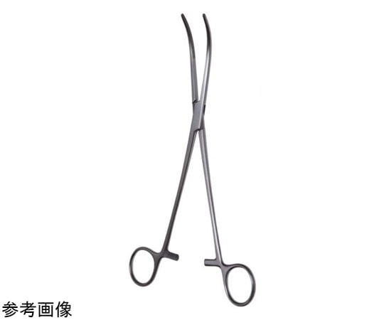 日本フリッツメディコ ルーメル子宮摘出鉗子（オーバーボルト）23cm 弯-4 G501-004 1本（ご注文単位1本）【直送品】