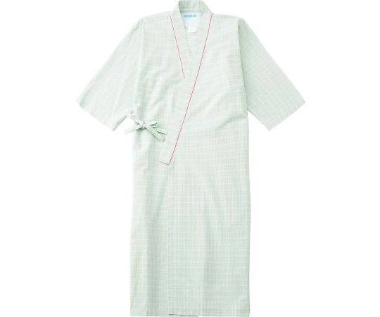 KAZEN 患者衣（ガウン型） グリーン S 289-22 S 1枚（ご注文単位1枚）【直送品】