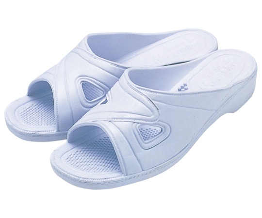KAZEN レディスサンダル 白 L 188-83 L 1足(ご注文単位1足)【直送品】