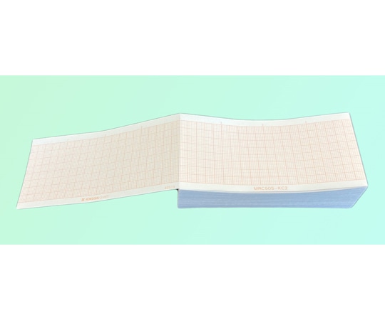 国際チャート 心電図記録紙 50mm巾×100mm折 全長30m 1箱(10冊入) MRC50S-KC2 1箱(ご注文単位1箱)【直送品】