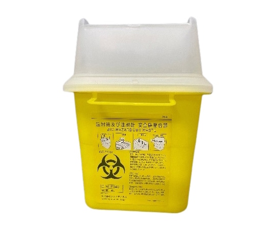 メドマイン 注射針回収容器 シャープセイフ 4L 40個入 F040 1箱(ご注文単位1箱)【直送品】