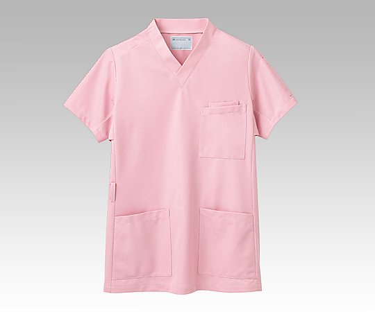 住商モンブラン スクラブ （男女兼用/右肩口スナップボタン） コスモスピンク/L  72-612 L 1枚（ご注文単位1枚）【直送品】