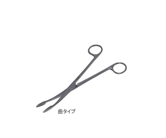 日本フリッツメディコ 消毒鉗子 麦粒型 20cm 曲 F083-1117 1個（ご注文単位1個）【直送品】