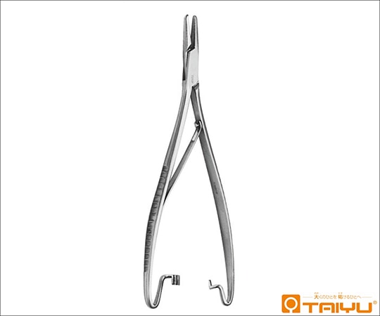 TAIYU（大祐医科工業） マッチウ持針器 仏式 チップ無 BOX 全長16cm TY-222S 1本（ご注文単位1本）【直送品】