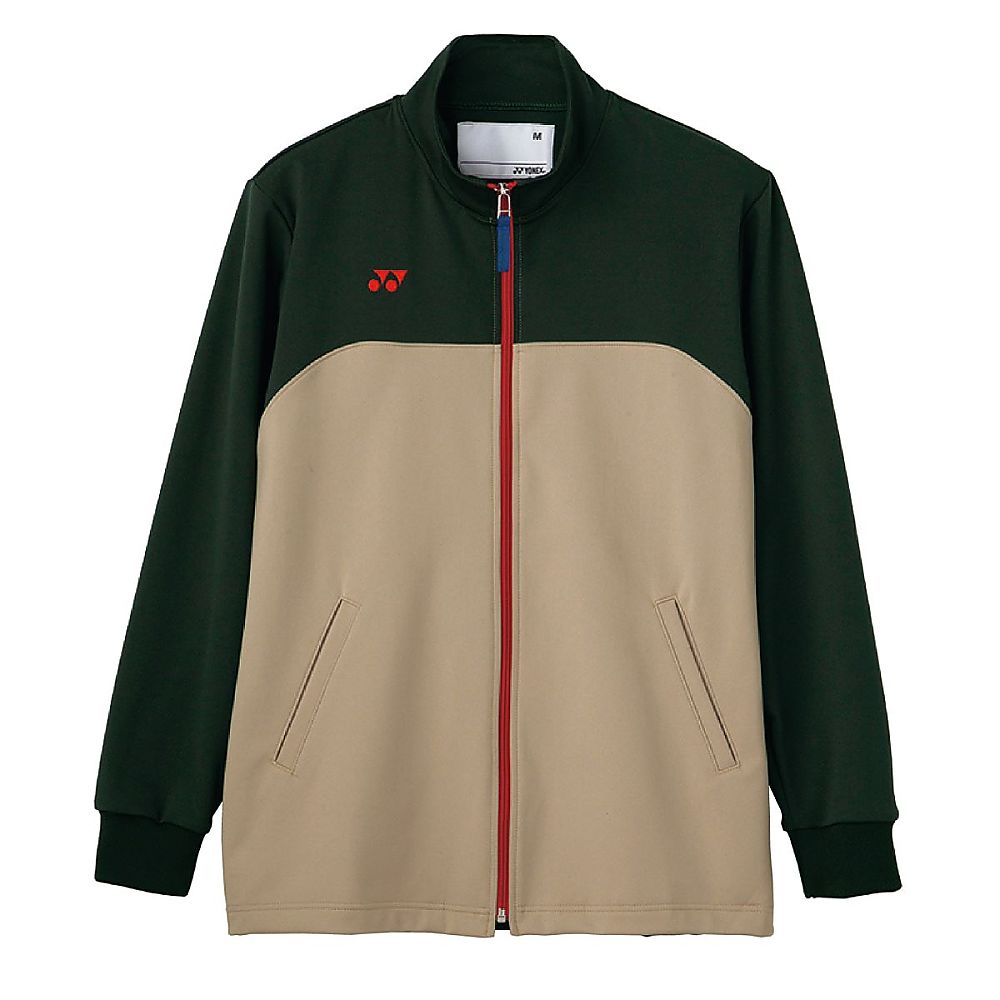 YONEX（トンボ） Mケアワークジャケット カーキ×ベージュ S（身丈65cm） CY106-47 S 1枚（ご注文単位1枚）【直送品】
