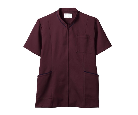 住商モンブラン スクラブ 兼用 半袖 ワイン/ネイビー 5L 72-1226 1枚(ご注文単位1枚)【直送品】