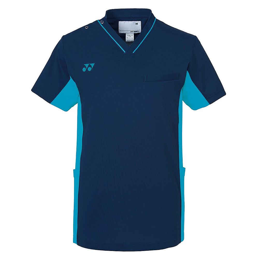 YONEX（トンボ） Mスクラブ ネイビー×ピーコックグリーン SS（身丈66cm） CY800-846 SS 1枚（ご注文単位1枚）【直送品】