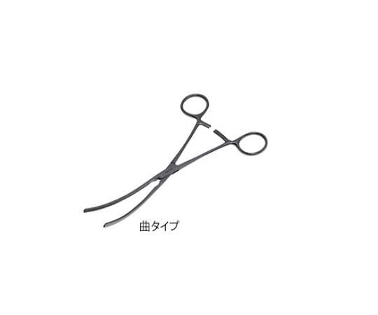 日本フリッツメディコ 腸鉗子 ドベイキーロブソン 25cm 曲 F258-3329 1個（ご注文単位1個）【直送品】