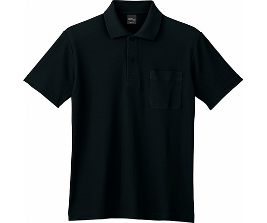 WHISEL(自重堂) 半袖ポロシャツ ブラック SS 85854 1枚(ご注文単位1枚)【直送品】