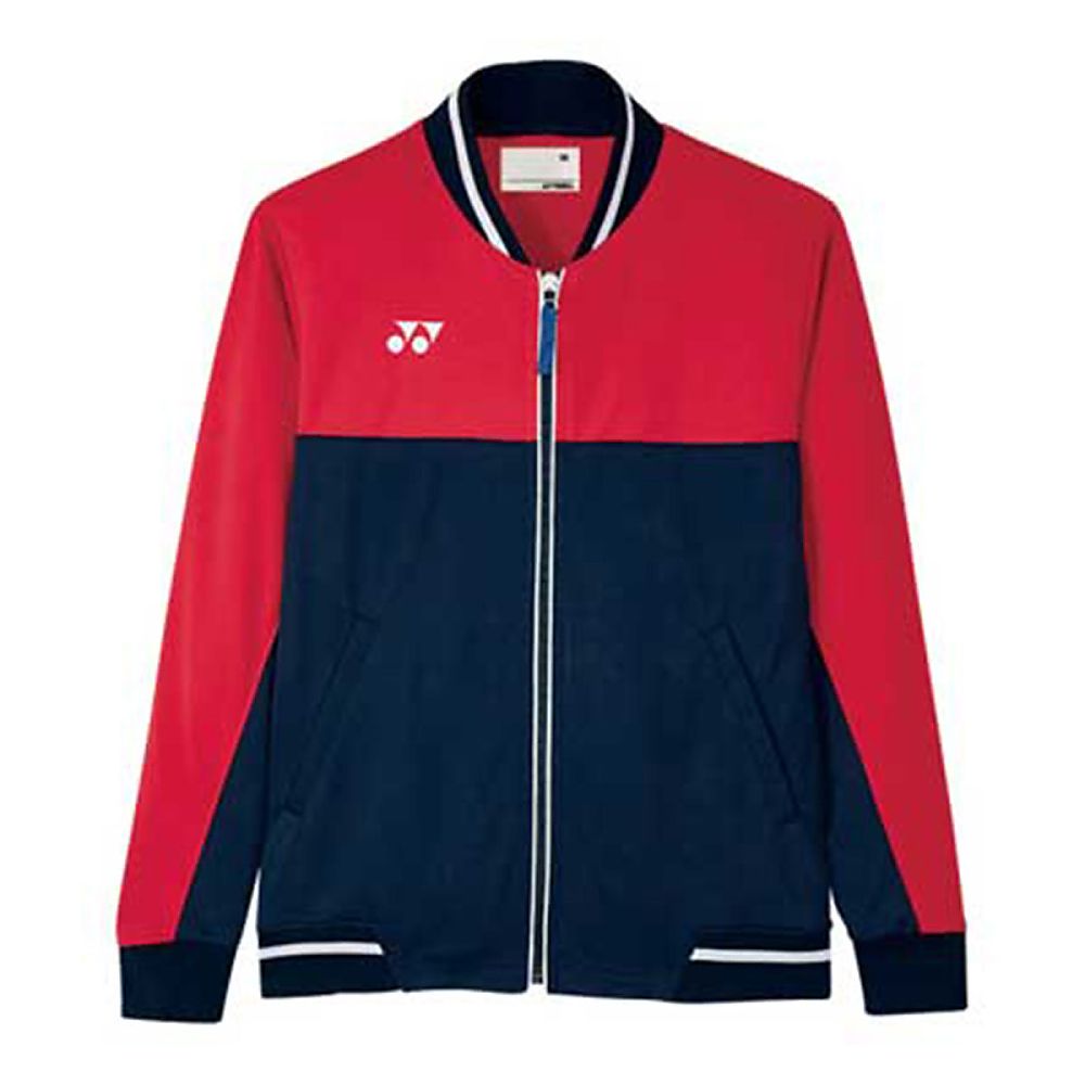 YONEX(トンボ) ケアワークジャケット レッド×ネイビー 3L(身丈72cm) CY101-15 3L 1枚(ご注文単位1枚)【直送品】