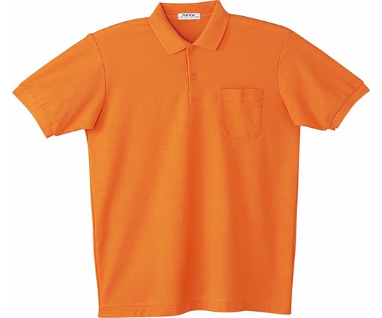 WHISEL(自重堂) 半袖ポロシャツ オレンジ EL 17 1枚(ご注文単位1枚)【直送品】