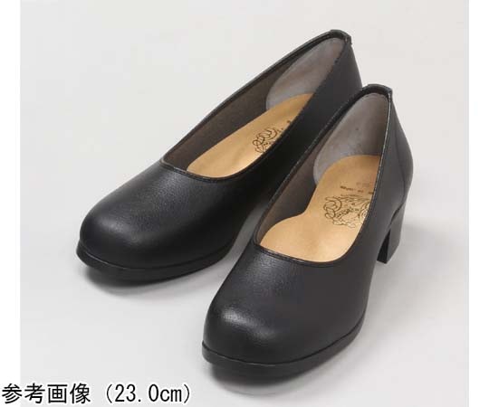 マリアンヌ製靴 パンプス 黒 22.0cm No.3380 1足（ご注文単位1足）【直送品】