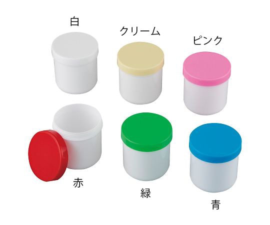 馬野化学容器 UG軟膏壺（滅菌） 125mL 赤 50個入 3-56 1ケース（ご注文単位1ケース）【直送品】