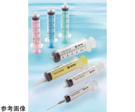 ニプロ シリンジ DS2.5mL 針なし ピンク 100本入 08102 1箱（ご注文単位1箱）【直送品】