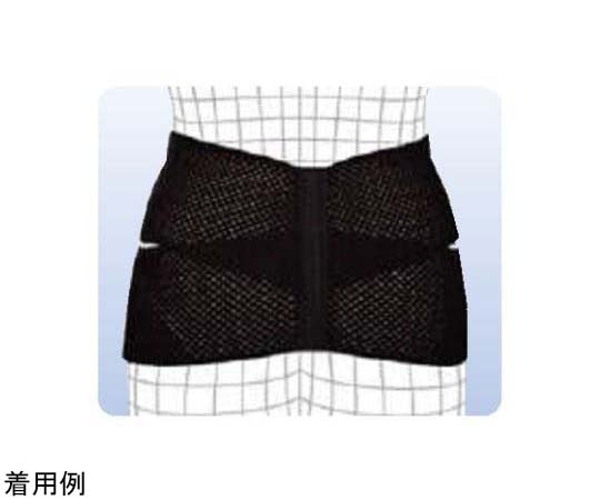 ミノウラ 山田式 骨盤Wフィット ブラック 3L 13925 1本（ご注文単位1本）【直送品】