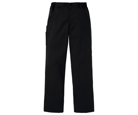 KAZEN 男女兼用パンツ ブラック M 175-99 M 1枚（ご注文単位1枚）【直送品】