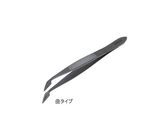 日本フリッツメディコ ハンター ピンセット 10.5cm 曲 A049-0763 1本(ご注文単位1本)【直送品】