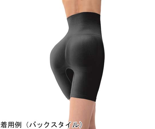 グローバル・ジャパン ムダ肉ぺたんこハイウエストガードル S-M ブラック 1枚(ご注文単位1枚)【直送品】