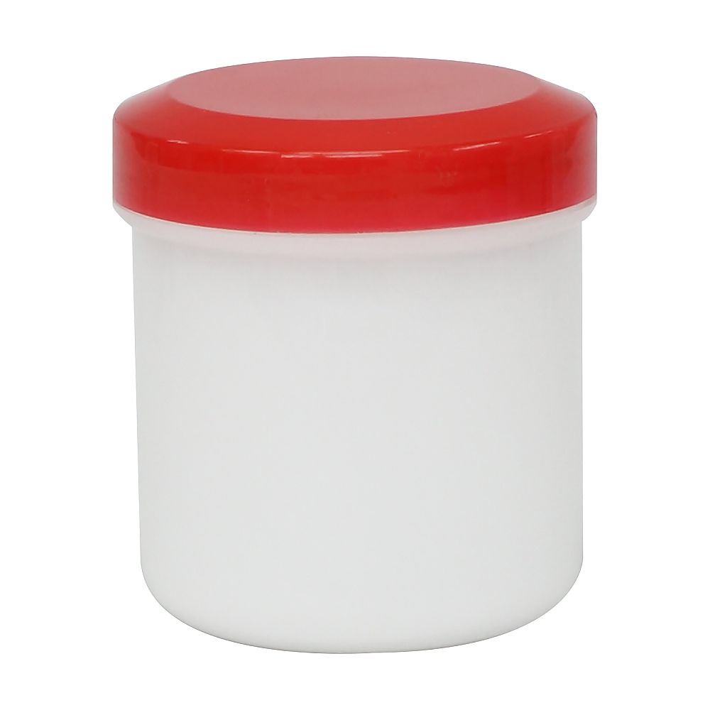 金鵄製作所 軟膏壷（軟膏容器・定量タイプ）50mL 赤 90個 10050-802 1箱（ご注文単位1箱）【直送品】