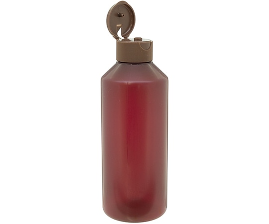 金鵄製作所 NK茶投薬瓶 200mL ワンタッチキャップ（ブラウン:茶） 目盛印刷なし 1箱（100本入） B33C0-900BR 1箱（ご注文単位1箱）【直送品】