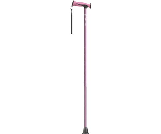 竹虎 バンブーステッキ ワイド ピンク 104982 1本（ご注文単位1本）【直送品】