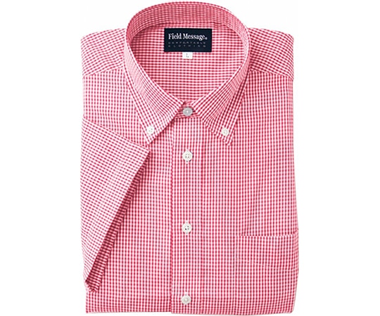 WHISEL（自重堂） 半袖シャツ レッド M 43614 1枚（ご注文単位1枚）【直送品】
