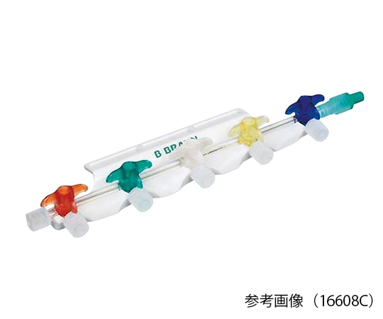 ニプロ ディスコフィックスCマニホールド 板付きタイプ 5連（赤・緑・白・黄・青） 1箱（40個入） 17522 1箱（ご注文単位1箱）【直送品】