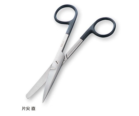 日本フリッツメディコ 剪刀（スーパー・外科剪刀） 片尖 直 180mm B220-296V 1本（ご注文単位1本）【直送品】