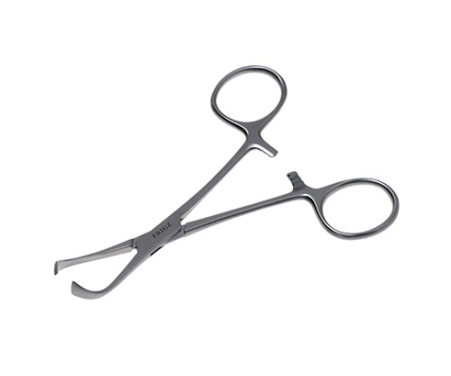 日本フリッツメディコ 布鉗子 ローナ 10cm F081-1088 1個（ご注文単位1個）【直送品】