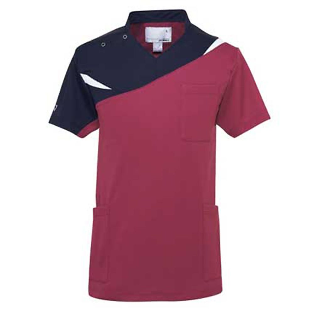 YONEX(トンボ) スクラブ バーガンディー SS(身丈66cm) CY801-15 SS 1枚(ご注文単位1枚)【直送品】