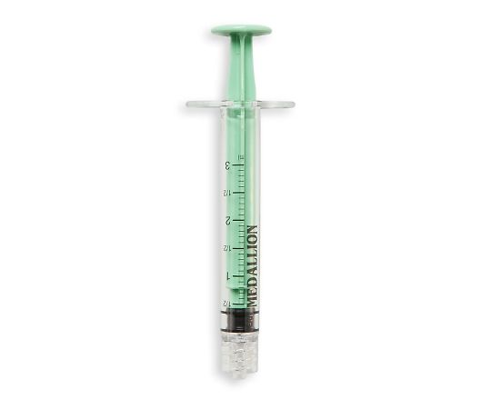 メリットメディカル メダリオンシリンジ 3mL 薄緑 1箱(25個入) MSS031-LGE 1箱(ご注文単位1箱)【直送品】