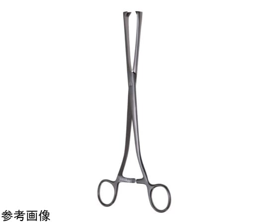 日本フリッツメディコ ミューゾ子宮鉗子 24cm 8mm G340-008 1本（ご注文単位1本）【直送品】