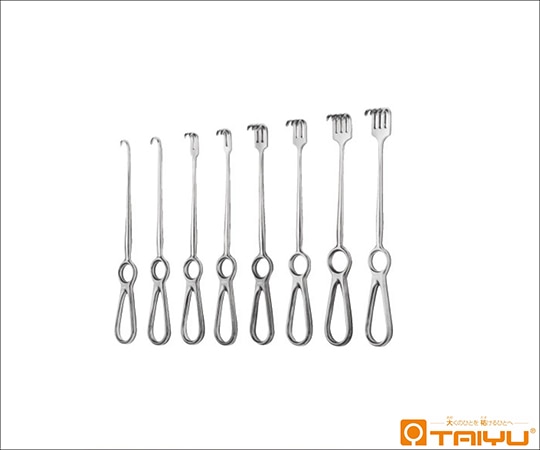 TAIYU（大祐医科工業） コヘル多爪鈎 2爪 鈍 幅10mm 全長22cm TY-312B 1本（ご注文単位1本）【直送品】
