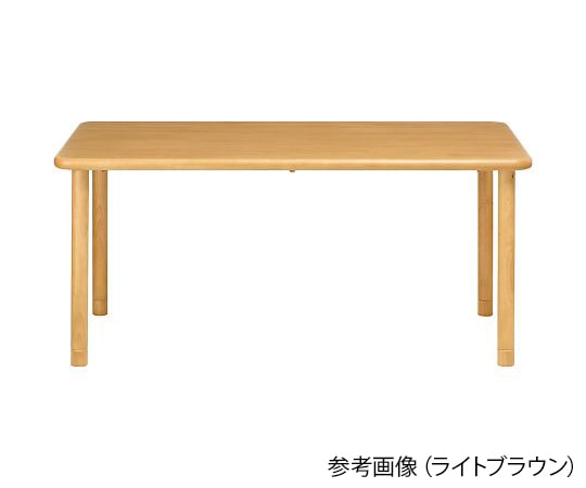 貞苅椅子製作所 天然木テーブル ブラウン 長方形 4人掛けワイド A脚 TS1-K16590 BR 1台（ご注文単位1台）【直送品】