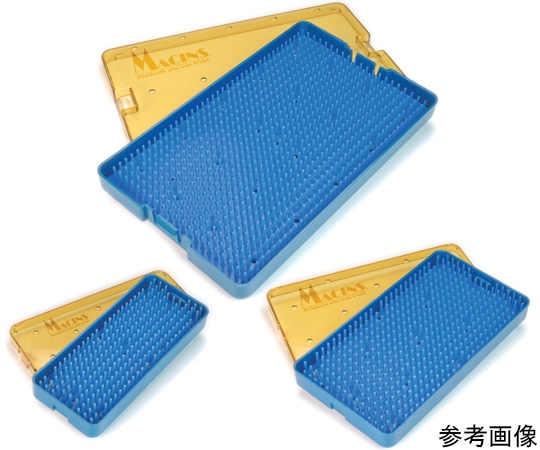 日本フリッツメディコ 耐熱プラマイクロケース 381×254×19mm MT900-08 1個（ご注文単位1個）【直送品】